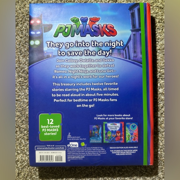 PJ Masks 5-Minute Stories - Hardcover By Various - GOOD - Picture 2 of 4